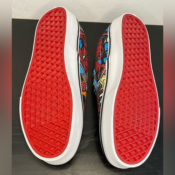 RARE Vans X Marvel Spider Man Slip On Sneakers - Picture 3 of 5
